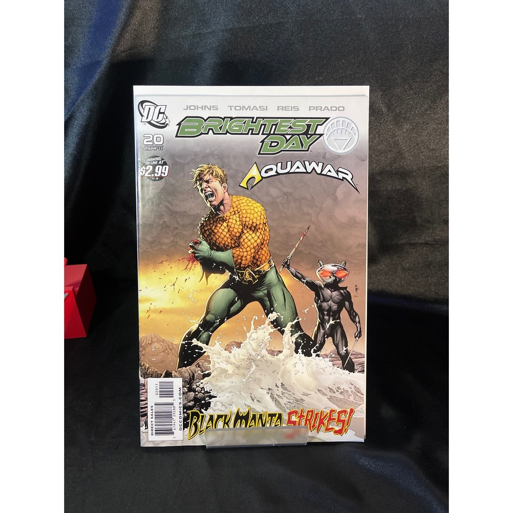 DC Comics Brightest Day 20 Aquawar Black Manta Strikes Johns Reis 2011